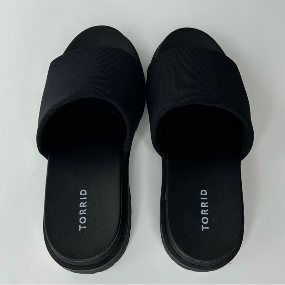 Torrid chunky black sandals